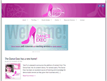 Tablet Screenshot of danceexec.com